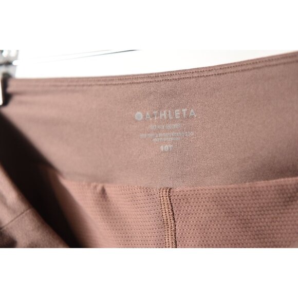 Athleta Skort Athletic Tennis Skirt Brown Size 10T Pockets - Picture 9 of 11